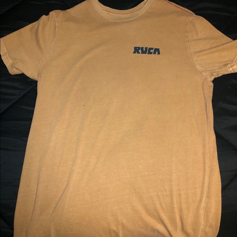 RVCA graphic tee brown